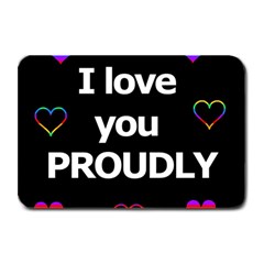 Proudly Love Plate Mats by Valentinaart