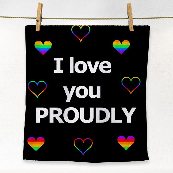 Proudly love Face Towel