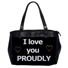 Proudly Love Office Handbags by Valentinaart