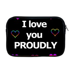 Proudly Love Apple Macbook Pro 17  Zipper Case