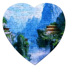 Fantasy Nature Jigsaw Puzzle (heart) by Brittlevirginclothing