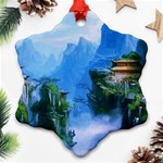 Fantasy nature Ornament (Snowflake)  Front