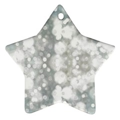 Light Circles, Watercolor Art Painting Ornament (star) 