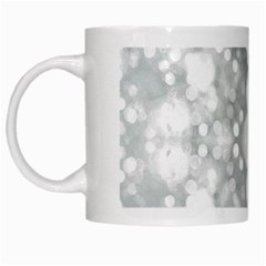 Light Circles, Watercolor Art Painting White Mugs by picsaspassion