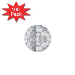 Light Circles, Watercolor Art Painting 1  Mini Buttons (100 Pack) 