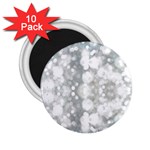 Light Circles, watercolor art painting 2.25  Magnets (10 pack)  Front