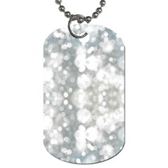 Light Circles, Watercolor Art Painting Dog Tag (one Side)