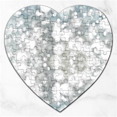 Light Circles, Watercolor Art Painting Jigsaw Puzzle (heart)