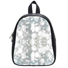 Light Circles, Watercolor Art Painting School Bags (small) 