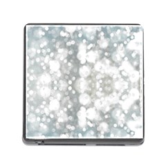 Light Circles, Watercolor Art Painting Memory Card Reader (square)