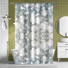 Light Circles, Watercolor Art Painting Shower Curtain 48  X 72  (small)  by picsaspassion