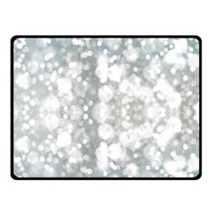 Light Circles, Watercolor Art Painting Double Sided Fleece Blanket (small) 