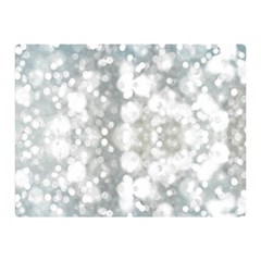 Light Circles, Watercolor Art Painting Double Sided Flano Blanket (mini) 