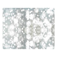 Light Circles, Watercolor Art Painting Double Sided Flano Blanket (large)  by picsaspassion