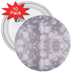 Light Circles, Rouge Aquarel Painting 3  Buttons (10 Pack) 