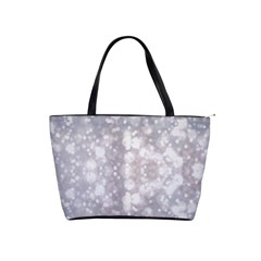 Light Circles, Rouge Aquarel Painting Shoulder Handbags