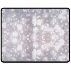 Light Circles, Rouge Aquarel Painting Fleece Blanket (medium) 