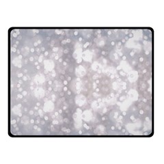 Light Circles, Rouge Aquarel Painting Double Sided Fleece Blanket (small) 