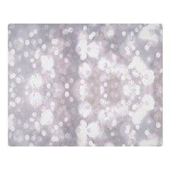 Light Circles, Rouge Aquarel Painting Double Sided Flano Blanket (large) 