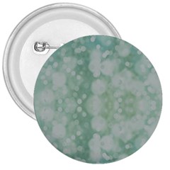 Light Circles, Mint Green Color 3  Buttons