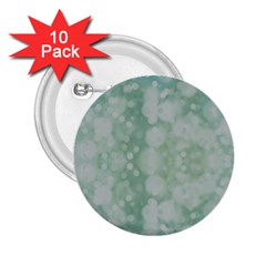 Light Circles, Mint Green Color 2 25  Buttons (10 Pack) 