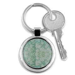 Light Circles, Mint Green Color Key Chains (round) 