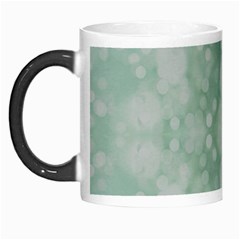 Light Circles, Mint Green Color Morph Mugs by picsaspassion