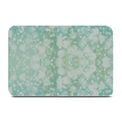 Light Circles, Mint Green Color Plate Mats by picsaspassion