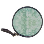 Light Circles, Mint green color Classic 20-CD Wallets Front