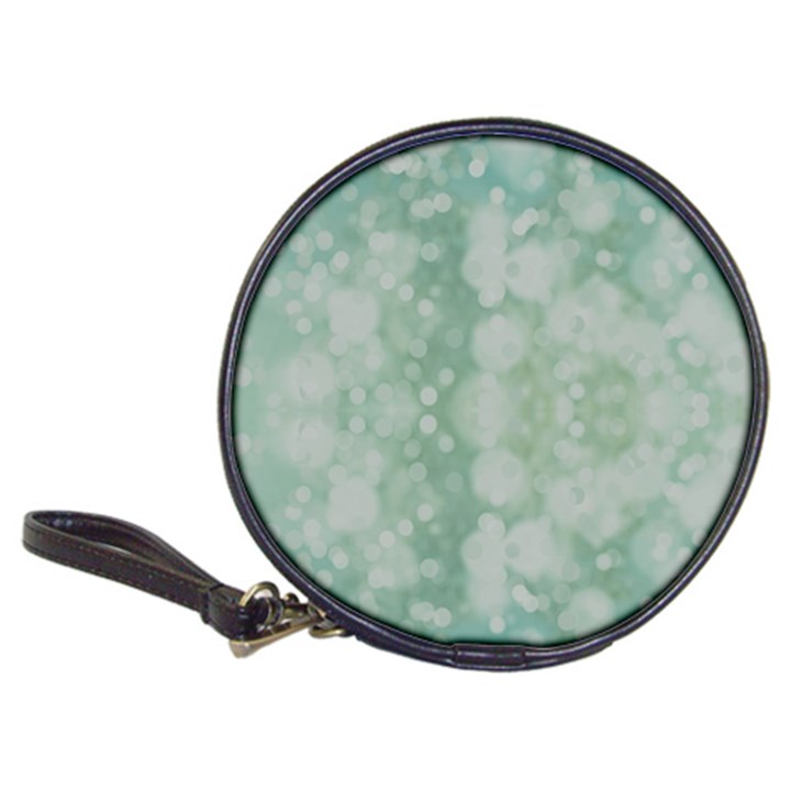 Light Circles, Mint green color Classic 20-CD Wallets