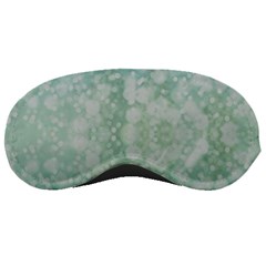 Light Circles, Mint Green Color Sleeping Masks