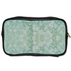 Light Circles, Mint Green Color Toiletries Bags 2-side