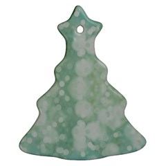 Light Circles, Mint Green Color Ornament (christmas Tree) by picsaspassion