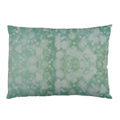 Light Circles, Mint Green Color Pillow Case (two Sides)