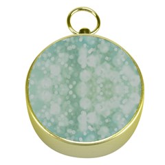 Light Circles, Mint Green Color Gold Compasses by picsaspassion