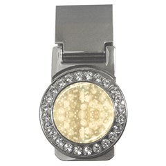 Light Circles, Brown Yellow Color Money Clips (cz)  by picsaspassion