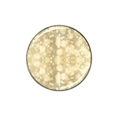 Light Circles, Brown Yellow Color Hat Clip Ball Marker