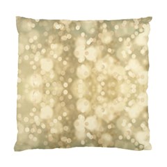 Light Circles, Brown Yellow Color Standard Cushion Case (one Side)