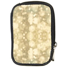 Light Circles, Brown Yellow Color Compact Camera Cases by picsaspassion