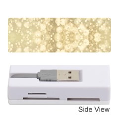 Light Circles, Brown Yellow Color Memory Card Reader (stick) 