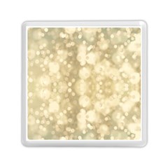 Light Circles, Brown Yellow Color Memory Card Reader (square) 