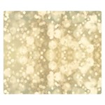 Light Circles, Brown Yellow color Double Sided Flano Blanket (Small)  50 x40  Blanket Front