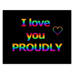 I Love You Proudly Rectangular Jigsaw Puzzl