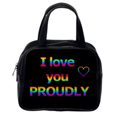 I Love You Proudly Classic Handbags (one Side)