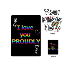 I Love You Proudly Playing Cards 54 (mini)  by Valentinaart