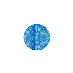 Light Circles, Dark And Light Blue Color 1  Mini Buttons by picsaspassion