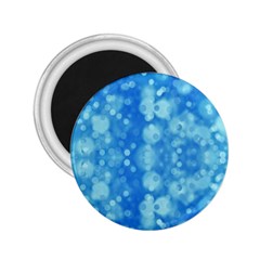 Light Circles, Dark And Light Blue Color 2 25  Magnets by picsaspassion