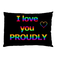 I Love You Proudly Pillow Case (two Sides)