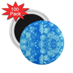 Light Circles, Dark And Light Blue Color 2 25  Magnets (100 Pack)  by picsaspassion