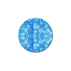 Light Circles, Dark And Light Blue Color Golf Ball Marker (4 Pack)